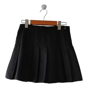Classic Black Pleated Skort Size Large